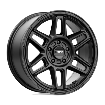 KM71678042738 KMC Wheels (Cerchio KMC Nomad Nero satinato 17X8 +38 Offset K)