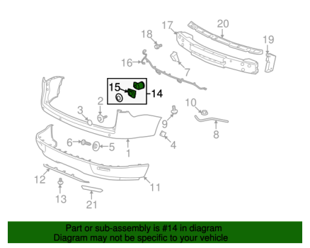 15239247 GM (PARKING AID SENSOR)