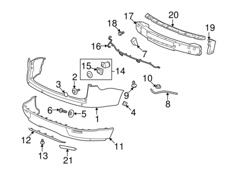 15239247 GM (PARKING AID SENSOR)