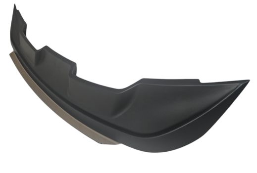 WM677922 Wmax (Spoiler Posteriore GT500 Stil Gurney Klappe Nero Opaco)