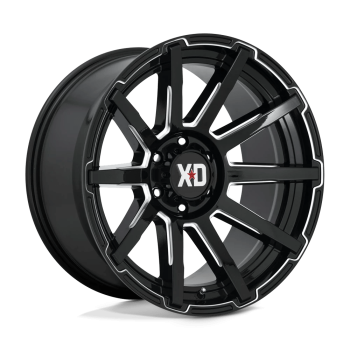 XD84722068318N XD Wheels (Cerchio XD Outbreak Nero 22x10 -18 Offset)