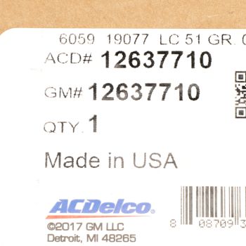 12637710 GM (CRANKSHAFT SEAL)