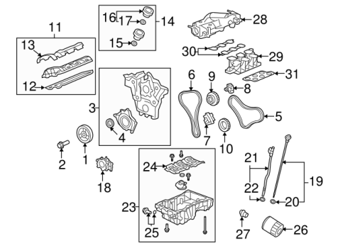 12637710 GM (CRANKSHAFT SEAL)