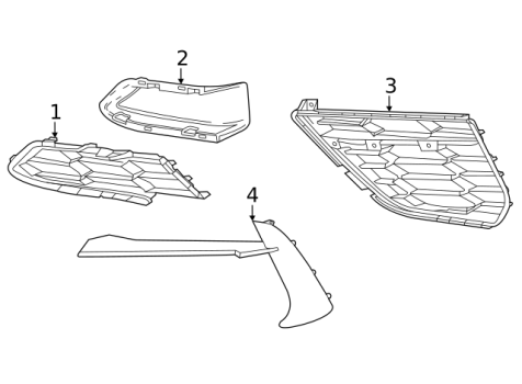 84955042 GM (CARBON FLASH METALLIC FRONT DRIVER SIDE LOWER GRILLE)