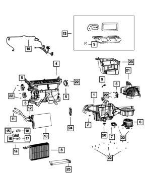 68299450AA Mopar (HEATER AIR DOOR ACTUATOR)
