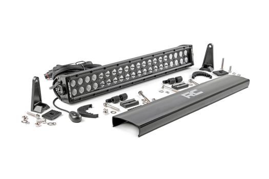 70920BL Rough Country (20-INCH CREE LED LIGHT BAR - (DUAL ROW | BLACK SERIES))