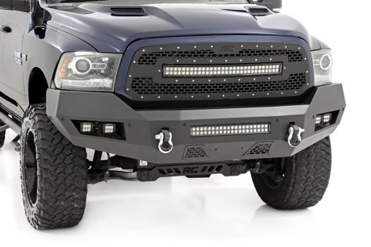 10774 Rough Country (Heavy-duty front bumper with LEDs and hooks)
