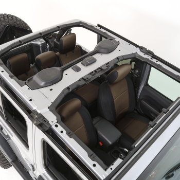 472125 Smittybilt (Neoprene Front and Rear Seat Cover Kit (Black/Black))