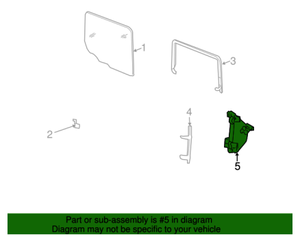 15771354 GM (WINDOW REGULATOR & MOTOR ASSEMBLY)