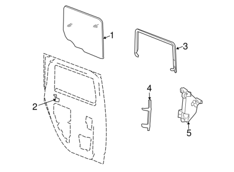 15771354 GM (WINDOW REGULATOR & MOTOR ASSEMBLY)