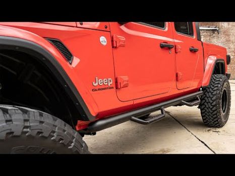 90770 Rough Country (NERF STEPS | WHEEL TO WHEEL | JEEP GLADIATOR JT 4WD (2020-2022))