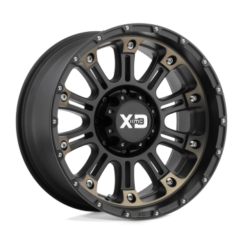 XD82921050924N XD Wheels (XD829 Hoss 20X10 5X127 -24 mm Satin Black Machined Dark Tint)