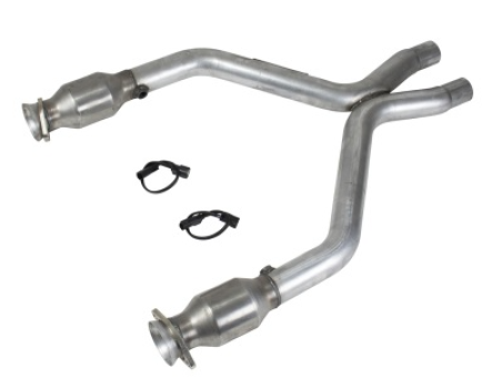 1461 BBK Performance (2011-2014 MUSTANG V6 SHORT MID X-PIPE W/ CONVERTERS FOR USE W/ 1642/0 HEADERS)