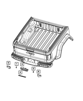 68338388AC Mopar (LAMP, CENTER HIGH MOUNTED STOP)