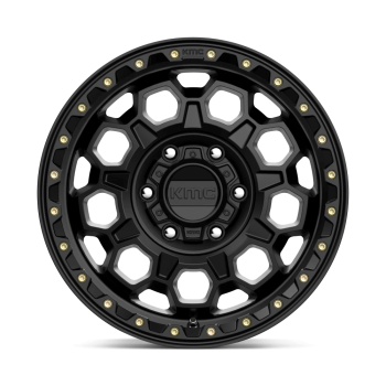 KM54578062735 KMC Wheels (Impact 17X8 in Satin Black - 6X5.5 Bolt, 35 Offset)