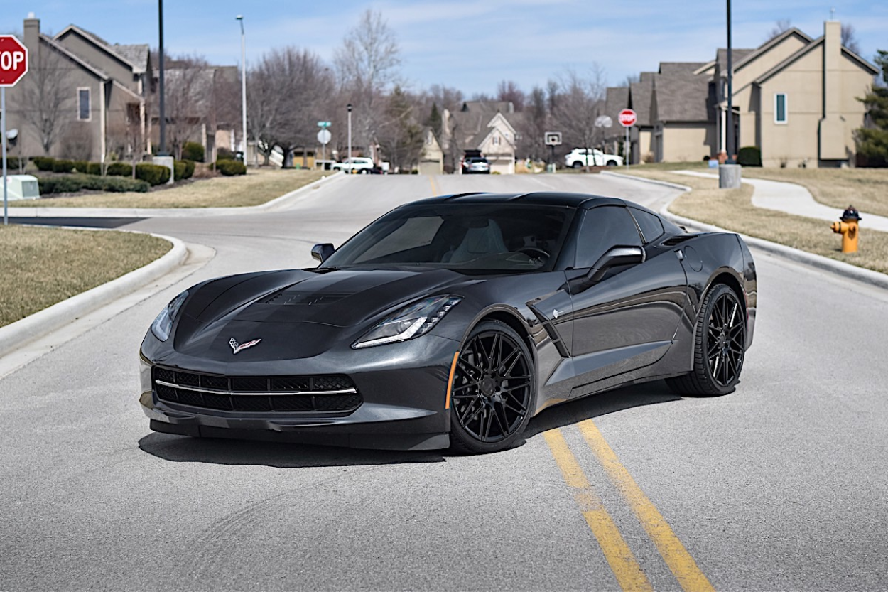 Corvette C7 Llantas verdes Forma VFF01