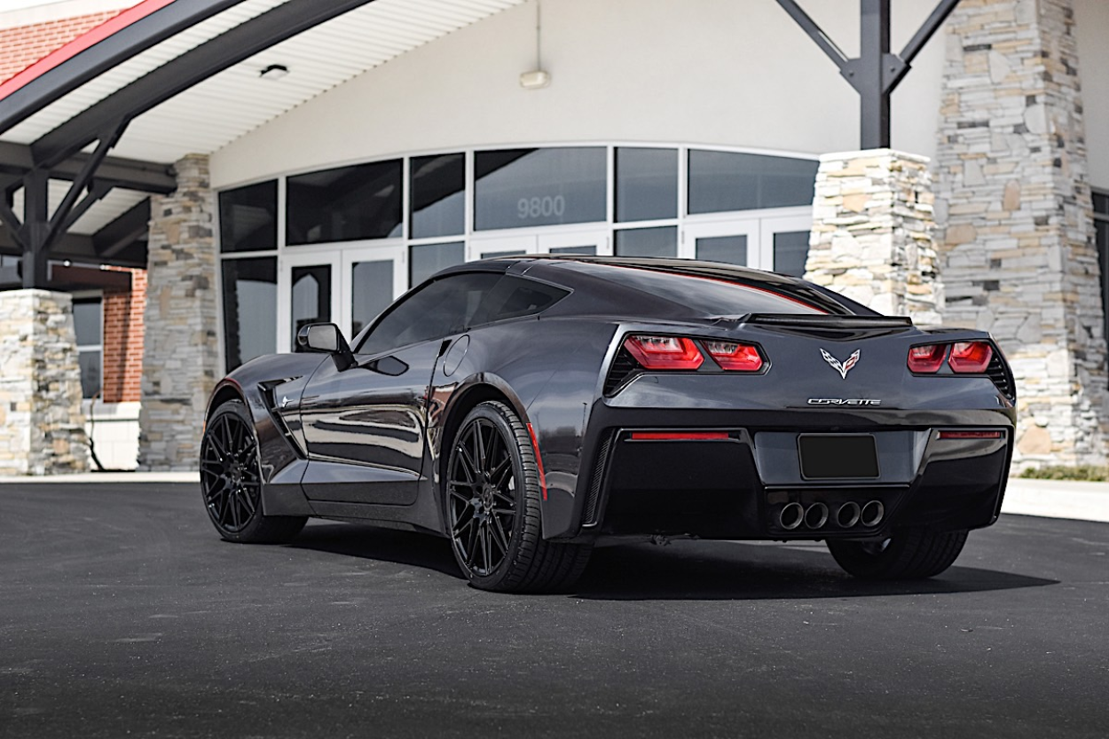 Corvette C7 Llantas verdes Forma VFF01