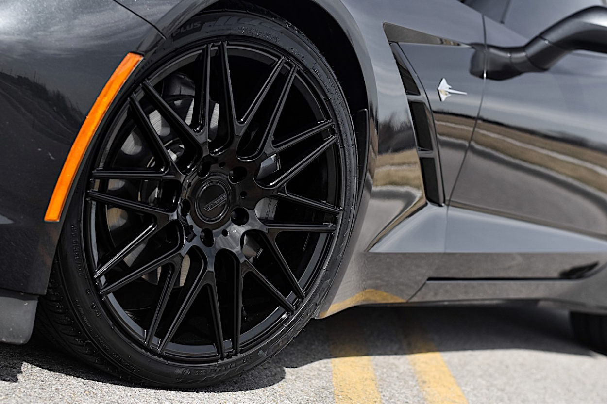 Corvette C7 Llantas verdes Forma VFF01