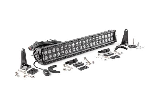 70920BL Rough Country (20-INCH CREE LED LIGHT BAR - (DUAL ROW | BLACK SERIES))
