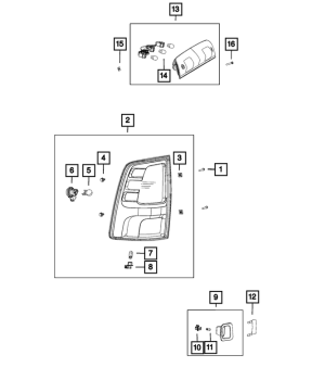 68412024AA Mopar (LAMP, CENTER HIGH MOUNTED STOP)