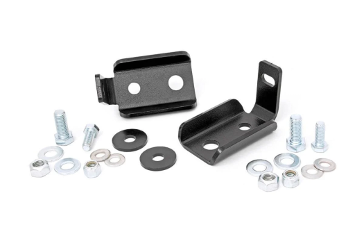 1020 Rough Country (SHOCK RELOCATION BRACKETS | FRONT | JEEP WRANGLER JK/WRANGLER UNLIMITED (07-18))