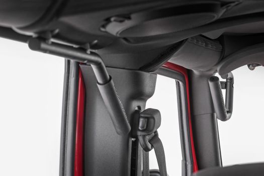 6503 Rough Country (Oval Grab Handles Set - Black)