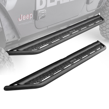 D64505T Go Rhino (Dominator Xtreme D6 Side Steps w/ Rocker Panel Mounting Brackets Kit)