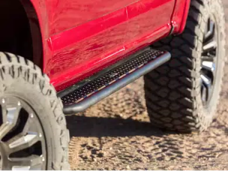 D64505T Go Rhino (Dominator Xtreme D6 Side Steps w/ Rocker Panel Mounting Brackets Kit)