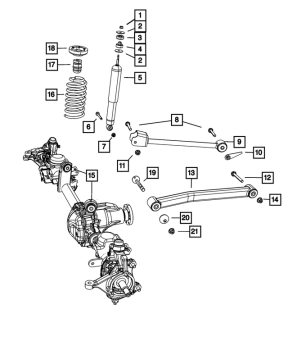 68027794AE Mopar (Ammortizzatore)