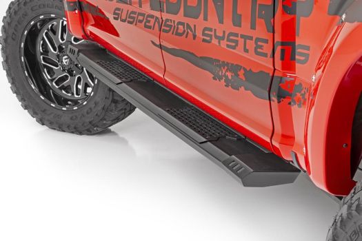SRB01950 Rough Country (HD2 Aluminum Running Boards - Crew Cab)
