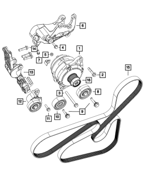 4891721AB Mopar (BELT)