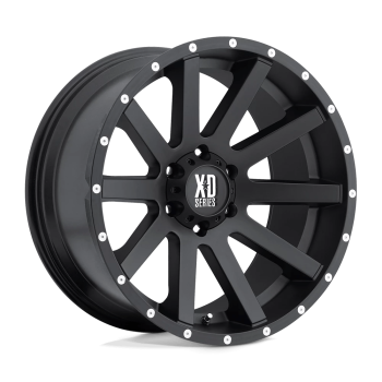 XD81821068724N XD Wheels (Cerchio XD Heist nero 20X10 -24 Offset)