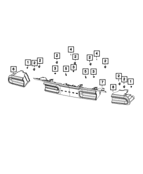 68510770AA Mopar (TAIL LAMP ASSEMBLY)