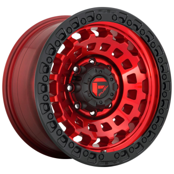D63218908950 Fuel (Wheel Fuel D632 Zephyr 18X9 6X135 1mm Candy Red Black Bead Ring)