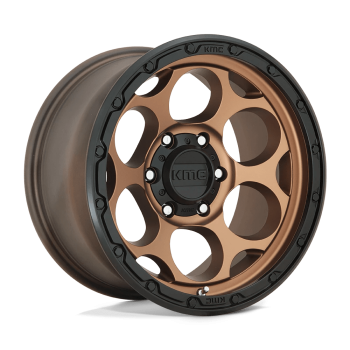KM54188568600 KMC Wheels (Dirty Harry 18X8.5 in Matte Bronze W/ Black Lip - 6X5.5 Bolt, 0 Offset)