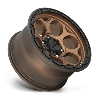 KM54188568600 KMC Wheels (Dirty Harry 18X8.5 in Matte Bronze W/ Black Lip - 6X5.5 Bolt, 0 Offset)