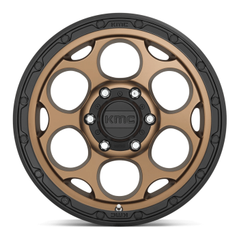 KM54188568600 KMC Wheels (Dirty Harry 18X8.5 in Matte Bronze W/ Black Lip - 6X5.5 Bolt, 0 Offset)