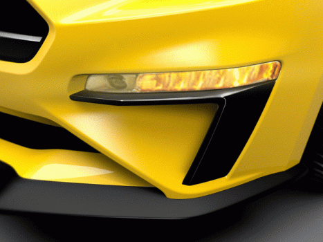 VJR3Z17E810A Ford (Parking Lamp Curtains - Matte Black)