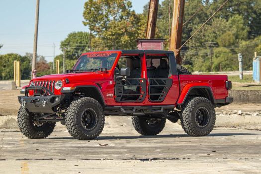 90762 Rough Country (JEEP CONTOURED DROP STEPS (2020 GLADIATOR JT))