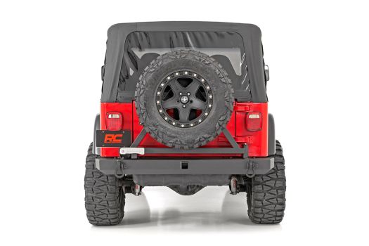10592A Rough Country (JEEP CLASSIC FULL WIDTH REAR BUMPER W/TIRE CARRIER (87-06 WRANGLER YJ/TJ))