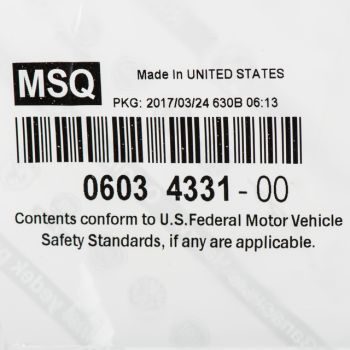 6034331 Mopar (PLUG, HEX SOCKET (3/8-18NPTX.475))