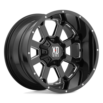 XD82521067324N XD Wheels (Cerchio XD Buck 25 Nero lucido lavorato 20X10 -24 Offset)