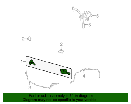 10447310 GM (NOZZLE ASM-HDLP WA)