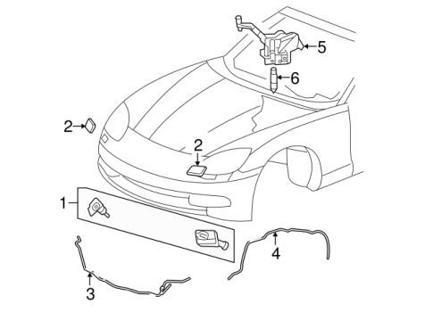 10447310 GM (NOZZLE ASM-HDLP WA)