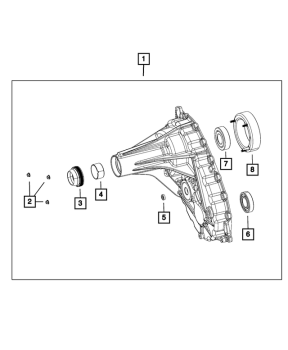 68402279AA Mopar (SEAL OUTPUT SHAFT (TRANSFER CASE))