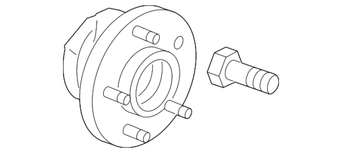 13512895 GM (Front Wheel Bearing and Hub Assemblies)