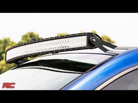 70538 Rough Country (DODGE 54-INCH CURVED LED LIGHT BAR UPPER WINDSHIELD MOUNTS (02-08 RAM 1500))