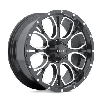 HE87979050318 Helo (HE879 17X9 5X127 18mm Gloss Black Machined)