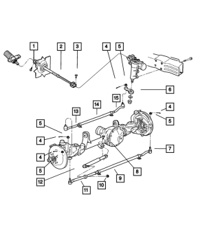 52088251AC Mopar (DAMPER STEERING)