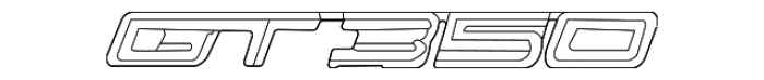 FR3Z16098A Ford (Fender Emblem 